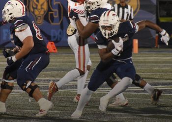 RB Derrek Cooper was among three athletes that stood out in the 2024 FHSAA Class 1A State Championship Game on Wed. Dec. 11, 2024 at South Dade Kia Field at Pitbull Stadium in Miami [Joshua Wilson/FloridaHSFootball.com]