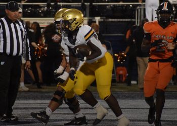 RB Cedric Washington for St. Thomas Aquinas was among three athletes that stood out in the 2024 FHSAA Class 5A State Championship Game on Thu. Dec. 12, 2024 at South Dade Kia Field at Pitbull Stadium in Miami [Joshua Wilson/FloridaHSFootball.com]