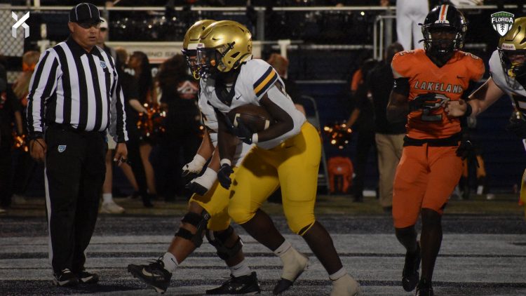 RB Cedric Washington for St. Thomas Aquinas was among three athletes that stood out in the 2024 FHSAA Class 5A State Championship Game on Thu. Dec. 12, 2024 at South Dade Kia Field at Pitbull Stadium in Miami [Joshua Wilson/FloridaHSFootball.com]