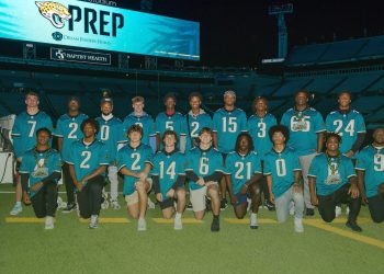 Jacksonville, Fla. — 2024 Jacksonville Jaguars ALL-PREP TOP 25 Team at the EverBank Stadium on December 19, 2024 [Photo Courtesy of the Jacksonville Jaguars]