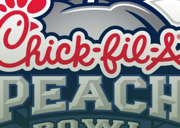 Chick-fil-A Peach Bowl Logo [Courtesy of the Chick-fil-A Peach Bowl]