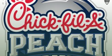 Chick-fil-A Peach Bowl Logo [Courtesy of the Chick-fil-A Peach Bowl]