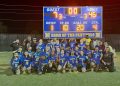 Newberry won their first flag football game in program history in a 46-7 victory over Gainesville on Tue. Feb. 25, 2025. [Newberry High School/Facebook]