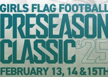 2025 Jacksonville Jaguars Girls Flag Football Preseason Classic graphic. [Courtesy of the Jacksonville Jaguars]