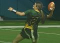 Yulee QB Brooke Reid is one of five players up for Northeast Florida Flag Football Player of the Week for Week 1. [Joshua Wilson/FloridaHSFootball.com]