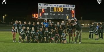 Bonita Springs has a couple of athletes on this week's Southwest Florida Girls Flag Football Player of the Week poll. [@bshs.flagfootball/Instagram]