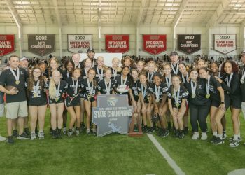 Robinson (Tampa) - defending State Champions from 2024 - is back on top as the No. 1 overall team in the Sunshine State in our girls flag football Florida Top 25. [Robinson Flag Football - @RobinsonFlag/X]