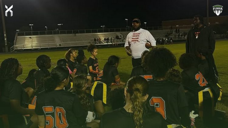 Seminole (Sanford) picked up a victory over Crooms Academy (Sanford) on Tue., Mar. 4, 2025. [Seminole High School Flag Football - @bokeyflagfb/Instagram]