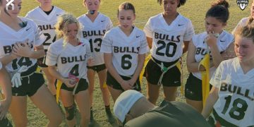 No. 23 Bloomingdale (Valrico) had a split week in some competitive matchups involving teams from South Florida. [Bloomingdale Flag Football - @BdaleFlag/X]