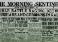 The front page and masthead of the The Morning Sentinel (Orlando, Fla.) on November 5, 1916 [Newspapers.com]