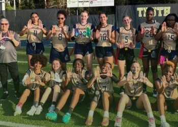 University Christian (Jacksonville) QB/LB Elissa Murdock is one of five athletes up for vote this week for Northeast Florida Girls Flag Football Player of the Week for Week 3 [University Christian Athletics - @ucs_athletics/Instagram]