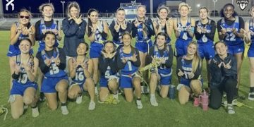 Martin County (Stuart) has one of five athletes represented this week for the Space & Treasure Coast Girls Flag Football Player of the Week Poll for Week 3 [Martin County Flag Football - @mchs.flagfootball/Instagram]