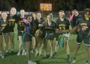 Hernando (Brooksville) picked up a double overtime win on Wed. Mar 5, 2025 over Springstead (Spring Hill) [Hernando Girls Flag Football - @hernandogirlsff/Instagram]