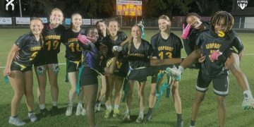 Hernando (Brooksville) picked up a double overtime win on Wed. Mar 5, 2025 over Springstead (Spring Hill) [Hernando Girls Flag Football - @hernandogirlsff/Instagram]