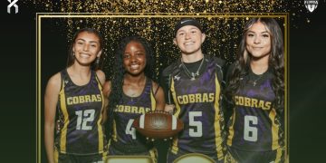 Two seniors from Fort Pierce Central are up for vote in this week's Space & Treasure Coast Girls Flag Football Player of the Week poll. [Fort Pierce Central Flag Football - @cobraflag/X]