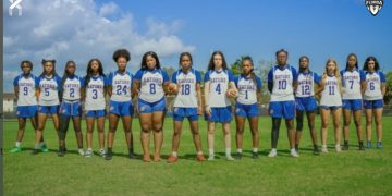 Palm Beach Gardens is one of the top teams in Class 4A. [Palm Beach Gardens Women's Flag Football/Instagram]