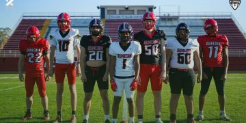 Dunedin has turned to alum Greg Climan to start to rebuild the Falcons. [Dunedin Football - @DHSFalconFB/X & @DudeYesCreative/X]