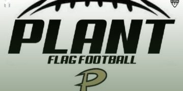 Plant Flag Football Logo [Plant Panthers Flag Football]