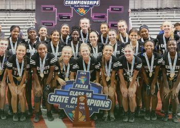 Robinson (Tampa) captured the No. 1 overall ranking for the final 2025 Florida Power Rankings Index Flag Football Rankings in Girls Flag Football. They also finished as the No. 1 team in Class 2A after capturing their 9th straight state championship and 10th overall in program history [Robinson Flag Football/Instagram]