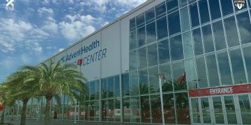 The AdventHealth Training Center at One Bucs Place in Tampa will host the 2025 FHSAA Flag Football State Championships this weekend. [Joshua Wilson/FloridaHSFootball.com]