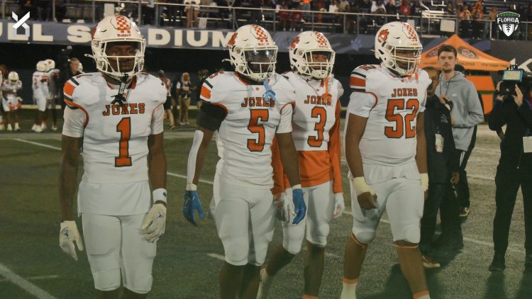 Jones will host Seminole (Sanford) at Camping World Stadium in Orlando for their kickoff classic to start the 2025 season. [Joshua Wilson/FloridaHSFootball.com]