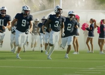 American Heritage (Delray Beach) has the toughest schedule for the 2025 season among the 20 teams in the SSAA Atlantic League. [X/@stallionsfb]