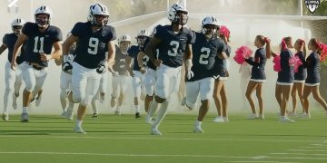 American Heritage (Delray Beach) has the toughest schedule for the 2025 season among the 20 teams in the SSAA Atlantic League. [X/@stallionsfb]