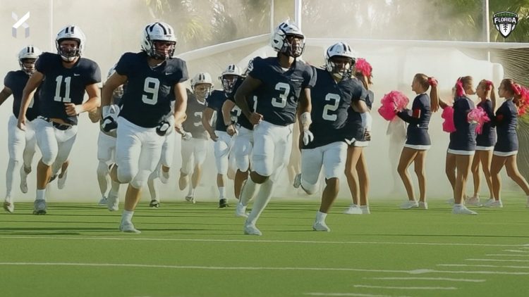 American Heritage (Delray Beach) has the toughest schedule for the 2025 season among the 20 teams in the SSAA Atlantic League. [X/@stallionsfb]