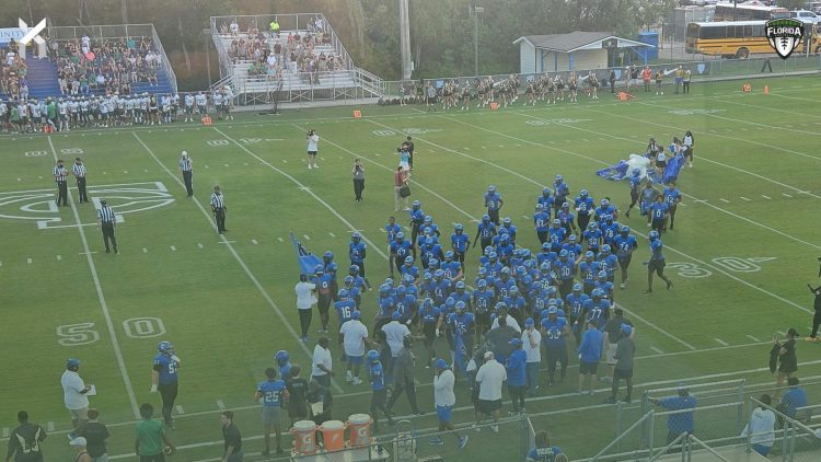 Trinity Christian (Jacksonville) will be among the Northeast Florida teams to kickoff their 2025 season this week. [X/@AthleticsTca]