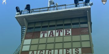 Tate will be among the Panhandle teams kicking off the 2025 football season this week. [X/@TateFootball]