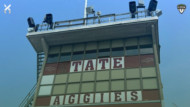 Tate will be among the Panhandle teams kicking off the 2025 football season this week. [X/@TateFootball]