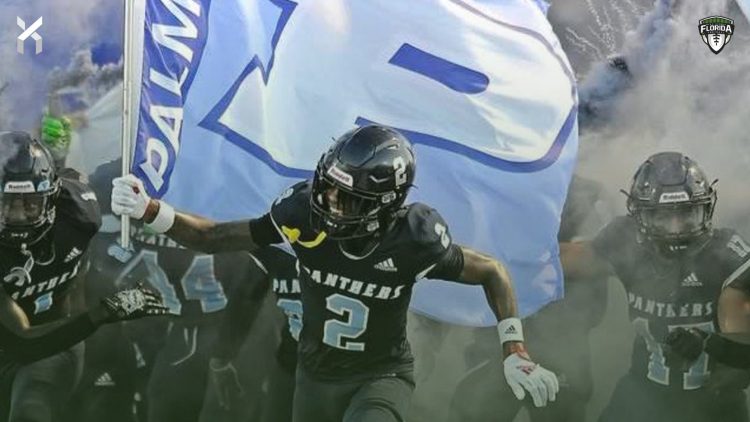 Miami Palmetto jumps into the Class 7A Top 10 this week after an impressive district victory over Columbus. [X/@PantherPride305]