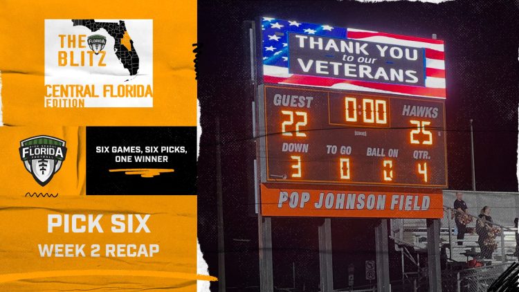 Spruce Creek picked up a 25-22 victory over one of Ohio's top teams in Week 2 action in Central Florida [X/@SCHawksFootball]