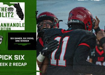 Bay is now on 2-0 on the season after picking up a huge win over Mosley in Week 2. [X/@BayHighFball959]