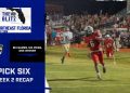 Bishop Kenny rolled to a big win over University Christian in Week 2 [X/@BKHS_Athletics]