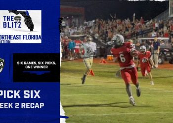 Bishop Kenny rolled to a big win over University Christian in Week 2 [X/@BKHS_Athletics]
