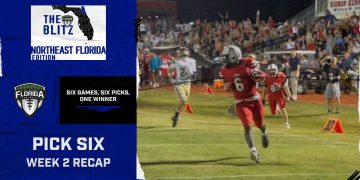 Bishop Kenny rolled to a big win over University Christian in Week 2 [X/@BKHS_Athletics]
