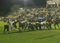 A game at Citizens Field between Buchholz and Eastside, two of the teams that share the stadium in Gainesville. [Joshua Wilson/FloridaHSFootball.com]