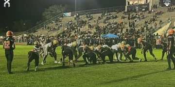 A game at Citizens Field between Buchholz and Eastside, two of the teams that share the stadium in Gainesville. [Joshua Wilson/FloridaHSFootball.com]