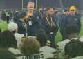 St. Thomas Aquinas remains the top ranked team in Class 5A after coming off a narrow victory against NFL Academy in London. [X/@STA_Football]