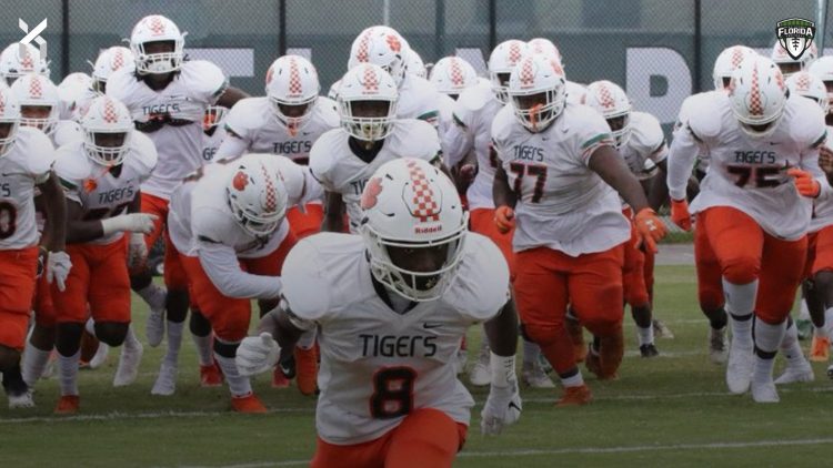 Jones is a favorite in their regional quarterfinal playoff game in Class 4A this week as the FHSAA playoffs get underway. [X/@JonesHSFootball]