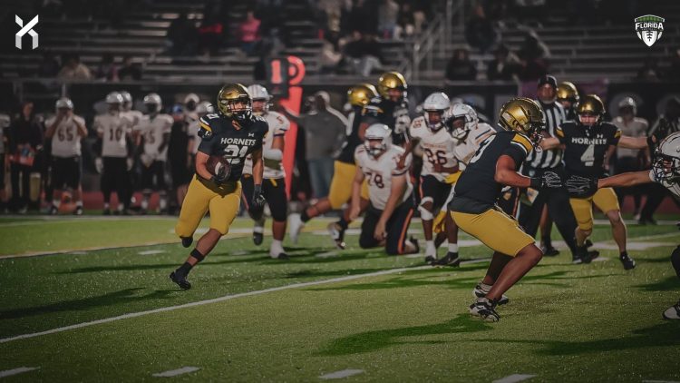 Bishop Moore will be playing a very hot Eastside team in the regional semifinals [@HornetFB_1MOORE/X]