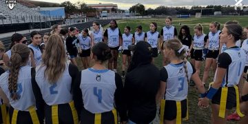 Hagerty (Oviedo) captured their first win of the new season on Monday over Pincrest Lakes Prep (Minneola). [Hagerty Flag Football/Instagram]