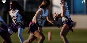 No. 9 Fort Pierce Central opened with a dominating win against Centennial (Fort Pierce) to open the 2026 season. [Tori Richman/Tampa Bay Buccaneers]