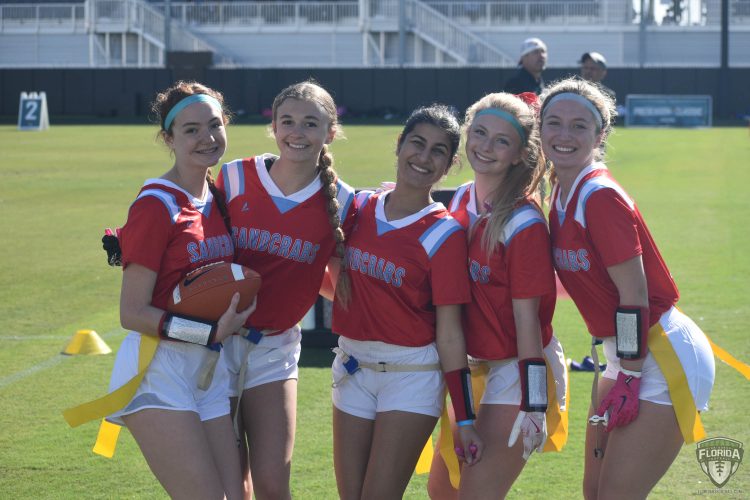 JACKSONVILLE, Fla – February 11, 2026 – The 2026 Jacksonville Jaguars Girls Flag Football Preseason Classic at the Miller Electric Training Center. Photo by Joshua Wilson/FloridaHSFootball.com