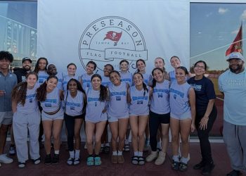 No. 13 Miami Palmetto shut down SLAM (Miami) to open the 2026 season [Miami Palmetto Lady Panthers Flag Football/Instagram]