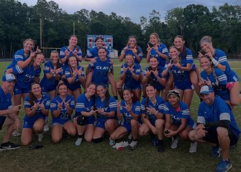 Clay (Green Cove Springs) apppears poised to be one of the top teams in Northeast Florida for the 2026 Flag Football Season. [Clay High Athletics/Instagram]