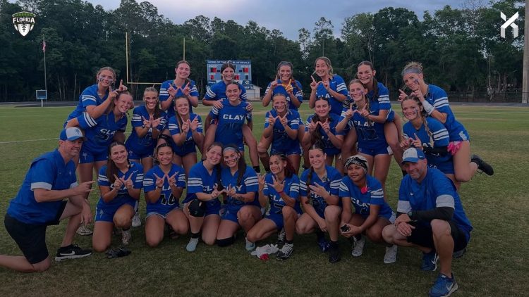 Clay (Green Cove Springs) apppears poised to be one of the top teams in Northeast Florida for the 2026 Flag Football Season. [Clay High Athletics/Instagram]