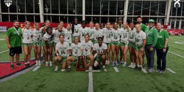 Choctawhatchee (Fort Walton Beach) will start off at the top of the Panhanlde Region rankings to start off the 2026 season. [Choctaw Flag Football/X]