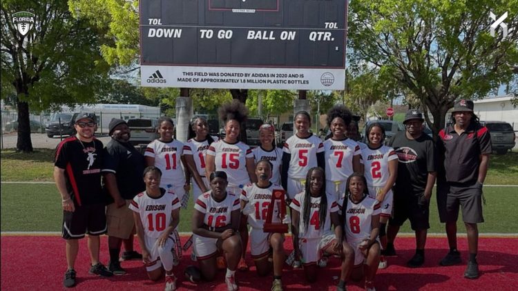 Miami Edison, which captured their first flag football state championship in 2025 will be among the top teams in South Florida to start off the 2026 season. [Miami Edison Flag Football/Instagram]